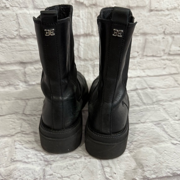 Sam Edelman WELLINGTON LUG SOLE CHELSEA BOOTS womens size 8.5 black - Picture 6 of 8
